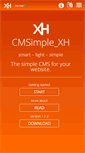 Mobile Screenshot of cmsimple-xh.org